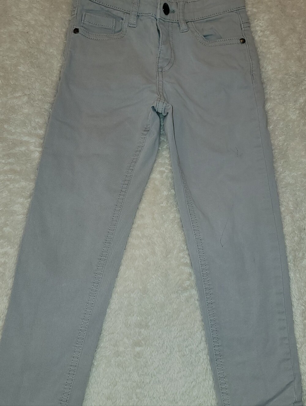 Mayoral Chrome/Lt. Gray slim fit pants 4t